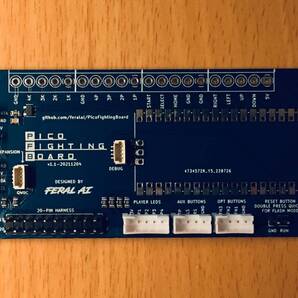 ☆自作アケコン基板 Pico Fighting Board (PC,PS3,Switch対応) ☆送料無料