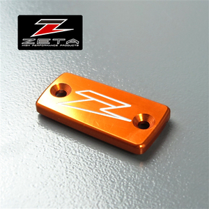 ◇KTM 125EXC/SX 200EXC 450SX-F ZETA ブレーキリザーバーカバー オレンジ 展示品 (ZE86-1410)