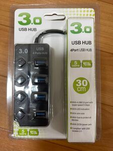  USB ハブ 7ポート USB3.0 ハブ 15cmケーブル USB Hub 独立スイッチ付き USB拡張