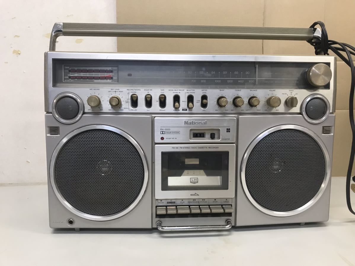 SALE/87%OFF】 昭和レトロ ナショナルRX-5500ラジカセ sushitai.com.mx