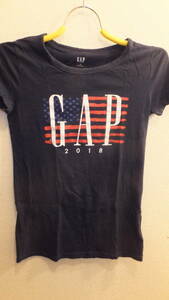 *GAP* Ladies T-Shirts size XXS Gap lady's short sleeves T-shirt size XXS USED IN JAPAN