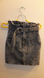 ★H&M★Denim Skirt Size32 エイチアンドエムデニムスカート サイズ32　USED IN JAPAN　 EUR32