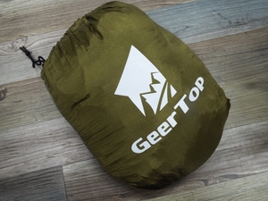 新品同様 GEER TOP ギアトップ ハンモック 耐荷重200kg 蚊帳付き虫対策