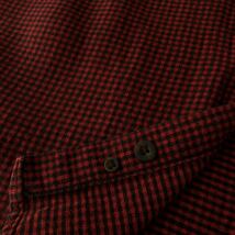 80s L.L.Bean Houndstooth Cotton Flannel B.D Shirt made in USA 80年代 エルエルビーン 千鳥格子 コットンフランネル ボタンダウンシャツ_画像7