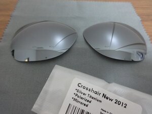 処分価格!★オークリー クロスヘア NEW 2012用 カスタム偏光レンズ SILVER Color Polarized 新品 OAKLEY CROSSHAIR