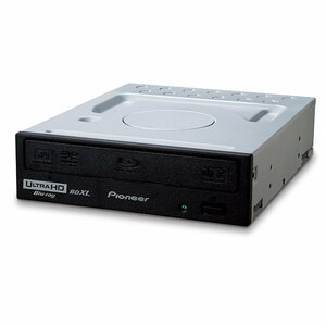 [新品/送料無料] Pioneer パイオニア Ultra HD Blu-ray UHDBD再生対応 M-DISK対応 BDライター ベーシックモデル ブラック BDR-212JBK