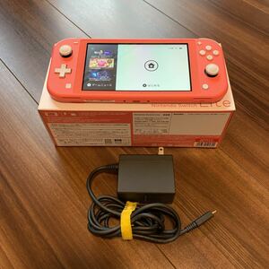 Nintendo Switch Lite ニンテンドースイッチ ライト　コーラル　任天堂　本体　箱付　HDH-001