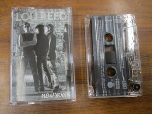 S-2767【カセットテープ】Europe版 / LOU REED New York / WX 246C / 925 829-4 / ルー・リード VELVET UNDERGROUND / cassette tape