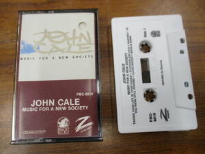 S-2768【カセットテープ】US版 / JOHN CALE Music For A New Society / PBC 6019 / ジョン・ケイル VELVET UNDERGROUND / cassette tape