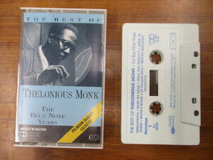 S-2838[ cassette tape ]US version THELONIOUS MONK The Best Of Thelonious Monk Blue Note Years B4-95636 Cello nias*monkcassette tape