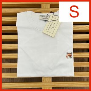 【新品】メゾンキツネ Tシャツ MAISON KITSUNE フォックス ホワイト S