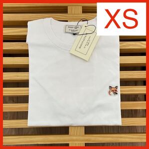 【新品】メゾンキツネ Tシャツ MAISON KITSUNE フォックス ホワイト XS