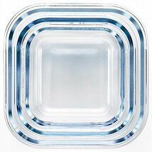 アデリア 耐熱ガラス 保存容器 クックロック レクタングル600WT 600ml [密封容器/電子レンジ対応/4面ロック/ガラス容器]_画像3
