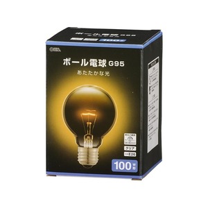  ball lamp E26 100W shape G95 clear lLB-G9695K-CN 06-0875 ohm electro- machine 