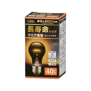  long life light bulb E26 40W shape clear lLB-DL5638CN 06-4747 ohm electro- machine 