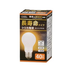  long life light bulb E26 40W shape silica lLB-DL5638WN 06-4748 ohm electro- machine 