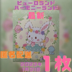 最新 SANRIO サンリオ ピューロランド ハーモニーランド チケット 1枚