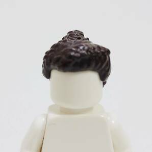 【新品未使用】レゴ LEGO ミニフィグ ヘアー ヘア ロング ポニーテール ダークブラウンの画像1