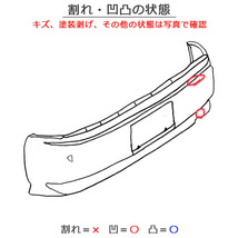 デイズ／ハイウェイスター／Ｂ４３Ｗ／Ｂ４４Ｗ／Ｂ４５Ｗ／Ｂ４６Ｗ　純正　リアバンパー　８５０２３　７ＭＡ０Ｈ（１２３０３７）_画像2