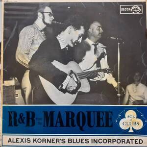 英オリジLP！フリップバック・ジャケ MONO深溝！Alexis Korner's Blues Incorporated / R&B From The Marquee 1962 ACE OF CLUBS ACL.1130