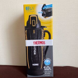 真空断熱スポーツボトル 1.0L(ブラックオレンジ)FHT-1001F BKOR 新品未使用