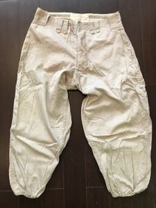 1950年代 日本の古いヴィンテージチノパンツ 裾ゴム 珍品