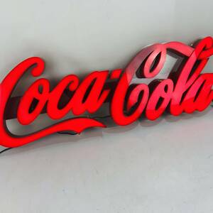 QB8374 コカ・コーラ Coca-Cola LEDライト 電光掲示板 ネオン看板 アメリカン雑貨 屋内 店舗用 看板 飾り コレクション 