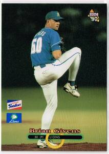 1997 BBM ベースボールカード 日本シリーズ #S39 西武ライオンズ ブライアン・ギブンス Brian Givens