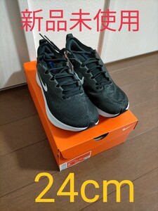 ナイキ ズームフライ4 24cm ブラック NIKE ランニングシューズ 長距離 新品未使用