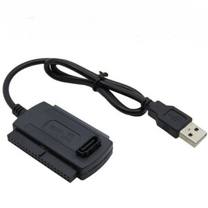 PATA SATA ハードディスクや光学ドライブをUSBに変換するアダプター USB2.0 IDE SATA 変換ケーブル