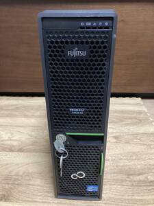 ☆DH035 現状品 タワーサーバー 本体のみ 富士通 PRIMERGY TX120S3 (Xeon E3-1220 V2 3.10GHz/メモリ?/HDDなし/DVD/ OSなし) サーバ