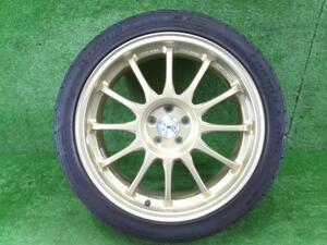 ZN6　86　18インチ　SSR TYPE-F 18×7.5 +48 5穴(100) VITOUR FORMULA SPEC Z 225/40ZR18 2019年製　中古 アルミホイール