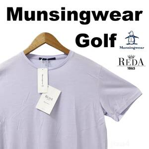 #[M] regular price 18,700 jpy Munsingwear wear REDA short sleeves shirt purple #