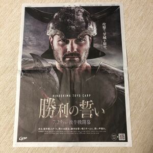 広島カープ　ライアンマクブルーム　新聞切抜き