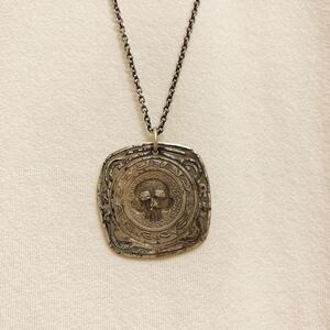 超希少!!VTG 1930’s SILVER TRIBAL ANIMALS & SKULL PENDANT CHARM USA NAVAJOビンテージトライバルアニマルズ&スカルシルバーペンダント 