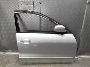 *EA1W Mitsubishi Legnum эпоха Heisei 9 год оригинальный F передний правый панель двери Assy электрозеркала есть M213 A71 серебряный серебряно-металлический *