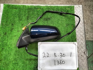 *GH-8EALT 8E Audi A4 Heisei era 19 year latter term original left door mirror side mirror 16P electric storage navy blue blue *