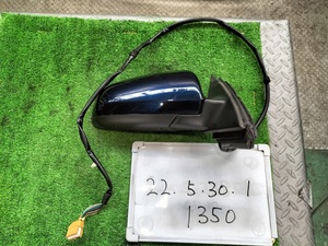 *GH-8EALT 8E Audi A4 Heisei era 19 year latter term original left door mirror side mirror 16P electric storage navy blue blue *