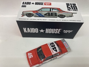 ミニGT 1/64 ダットサン ブルーバード 510 BRE #46 1971 ボンネットオープン V1 (Mini GT) 新品