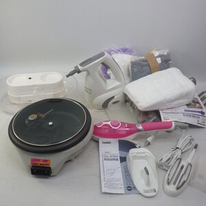 ◆◆激安 生活小型家電 お買い得4点セット◆◆シャーク スチームポータブル/流しソーメン器/電気鍋/ハンディアイロン&スチーマー 12