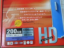 ●未使用●Maxtor OneTouch 200GB IEEE1394 & USB2.0 外付けHDD A30A200 Mac対応 (BX062)_画像3