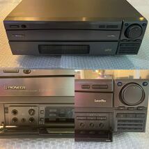 PIONEER パイオニア　レーザーディスクプレーヤー　CLD-K77G LD マイク2本　リモコン　140サイズ発送_画像4