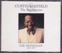 ■新品■Curtis Mayfield カーティス・メイフィールド Impressions インプレッションズ/antology(2CDs)_画像1