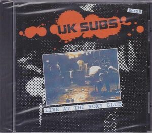 ■新品■U.K. Subs U.K. サブズ/live at the Roxy Club(CD)