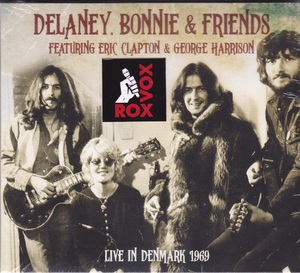 # новый товар #Delaney. Bonnietela колено * and *bo колено & friends featuring Eric Clapton & George Harrison/live in Denmark 1969(2CDs)