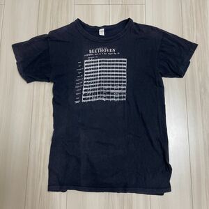 【ヴィンテージ古着】100％コットン MADE IN USA ベートーヴェン Tシャツ