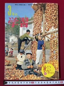 ｊ◎◎　昭和　3年の学習　昭和42年12月秋から冬の学習号　火事とたたかう　虫は、どこに行った？　国語　算数　学研/K12