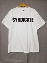 新品未使用★SYNDICATE★ライムシンジケート★ロゴ★Tシャツ★ホワイト★XL_画像1