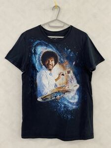 Bob Ross Tシャツ サイズS ボブ・ロス ボブ・ロス画法 ボブの絵画教室 古着 ビンテージ