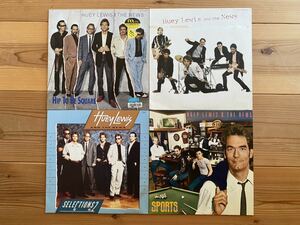 LP 12' Huey Lewis And The News ヒューイ・ルイス & ザ・ニュース レコード 4枚セット / Sports , Selections 他